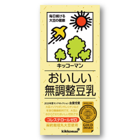 おいしい無調整豆乳 158円(税抜)