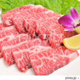 国産牛バラ霜降り焼肉用 498円(税抜)