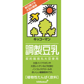 調製豆乳 168円(税抜)
