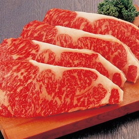 牛肉ロースステーキ用 297円(税抜)