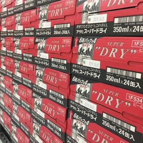 アサヒスーパードライ350ml缶 ケース売り 4,410円(税抜)