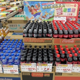 コカ・コーラ/コカ・コーラゼロ／アクエリアス 78円(税抜)