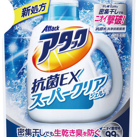 アタック抗菌EXスーパークリアジェル詰替用 147円(税抜)