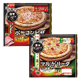 ベーコンピザ、マルゲリータピザ 178円(税抜)