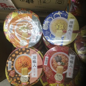 麺職人(しょうゆ・みそ・担々麺・柚子しお) 90円(税抜)