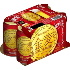 金麦ゴールドラガー350ml6缶パック 588円(税抜)