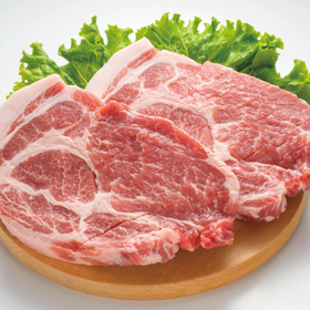国産豚肉かたロースステーキ用 198円(税抜)