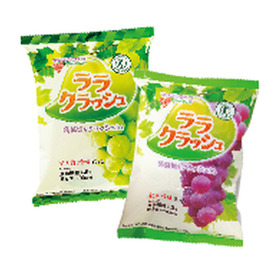 ララクラッシュ・ぶどう味　マスカット味 118円(税抜)