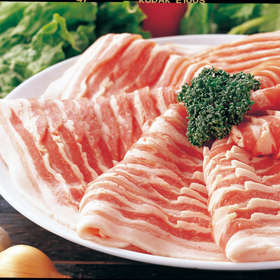 国産豚肉ばらスライス 198円(税抜)