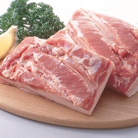 【当日限り】豚肉ばらかたまり 88円(税抜)