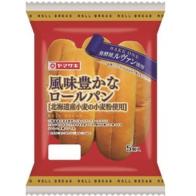 風味豊かなロールパン（北海道産小麦使用） 128円(税抜)