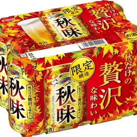 秋味 6缶パック350ｍｌ 1,078円(税抜)