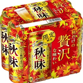 秋味 6缶パック500ｍｌ 1,458円(税抜)