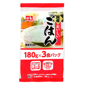 おいしいごはん３食パック 238円(税抜)