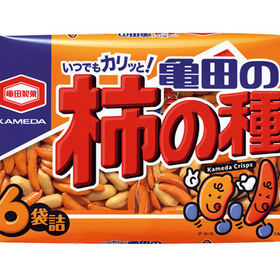 亀田製菓 亀田の柿の種 6袋詰 175円(税抜)