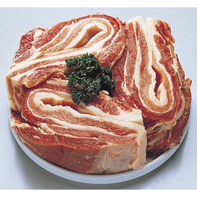 アメリカ又はカナダ産 豚肉バラブロック 108円(税抜)