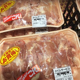 若鶏もも肉メガ盛り 78円(税抜)