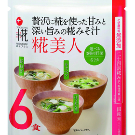 プラス糀生みそ汁糀美人　６食 209円(税抜)