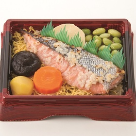 北海道産秋鮭のさざ浪漬弁当 498円(税抜)