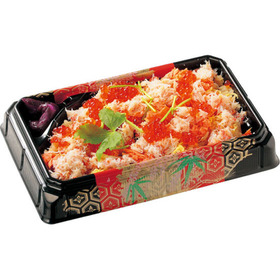 紅鮭と紅ズワイガニ飯 550円(税抜)