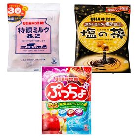 ぷっちょ袋・特濃ミルク・塩の花 117円(税込)