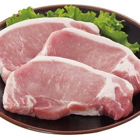 豚肉ロースステーキ/ロースブロック 128円(税抜)