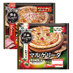 ベーコンピザ、マルゲリータピザ 178円(税抜)