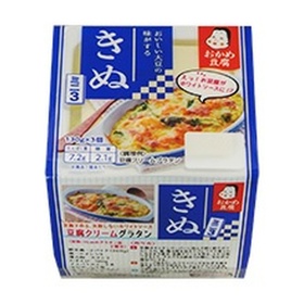 おかめ豆腐ミニ3（きぬ・もめん） 78円(税抜)