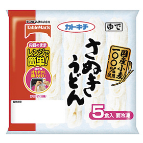 国産小麦一〇〇%使用さぬきうどん（5食) 198円(税抜)