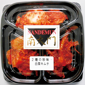 ２種珍味・白菜キムチ 399円(税抜)