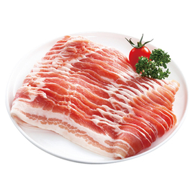 豚バラうす切り肉（解凍） 98円(税抜)