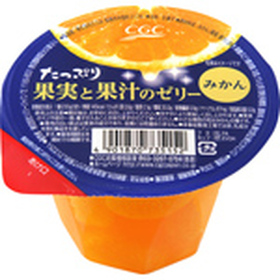 たっぷり果実と果汁のゼリー　みかん 158円(税抜)