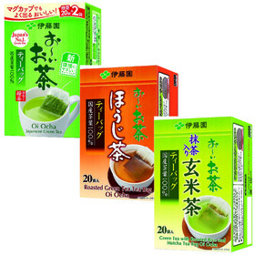 おーいお茶　ティーバッグ　緑茶・玄米茶・ほうじ茶 178円(税抜)