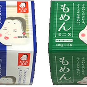 おかめ豆腐ミニ　きぬ・もめん 88円(税抜)