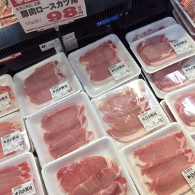 豚肉ロースカツ用 98円(税抜)