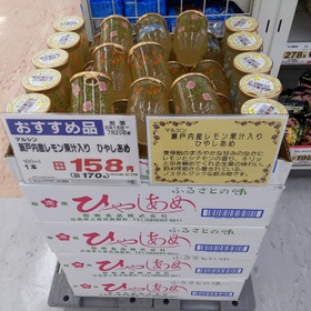 瀬戸内産レモン果汁入り　ひやしあめ 158円(税抜)
