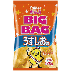 BIGBAGポテトチップス(うすしお・コンソメ・のりしお) 188円(税抜)