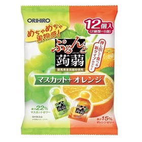 ぷるんと蒟蒻パウチマスカット＋オレンジ 188円(税抜)