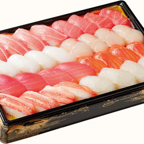 大とろ・中とろ入り魚屋こだわり魚種のにぎり寿司 3,980円(税抜)