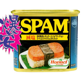 減塩スパム　３４０Ｇ 197円(税抜)