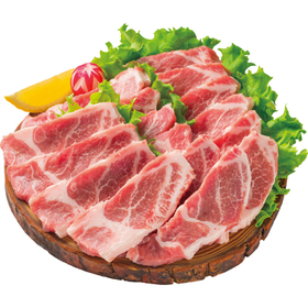 焼肉用豚肩ロース肉（国産） 498円(税抜)