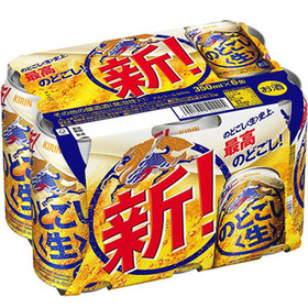 のどごし〈生〉（350㎖×6缶） 598円(税抜)