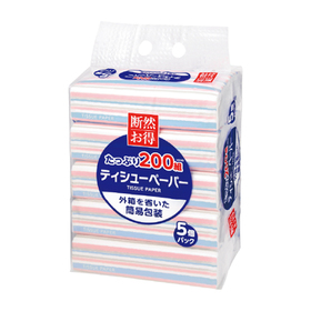 ソフトティッシュ 198円(税抜)
