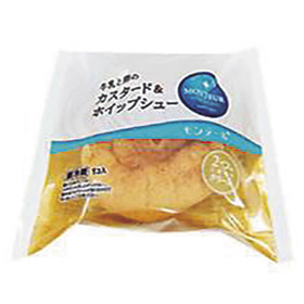 牛乳と卵の カスタード&ホイップシュー・エクレア 67円(税抜)