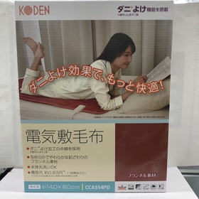 広電　フランネル電気式毛布　ＣＣＡ554ＰＤ 4,980円(税抜)