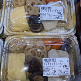 だし巻きと野菜の炊き合わせ 258円(税抜)
