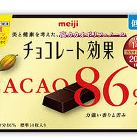 チョコレート効果カカオ８６％ 158円(税抜)