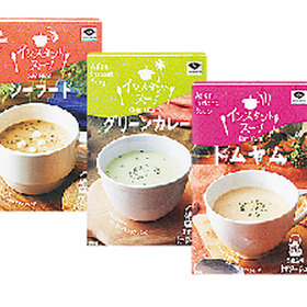 インスタントスープ　トムヤムクン　グリーンカレー　シーフード 87円(税抜)