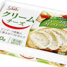 クリームチーズ　ハーブ＆ガーリック 299円(税抜)