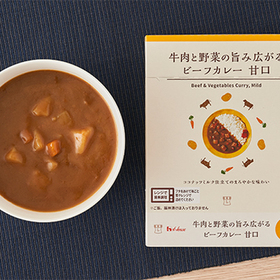 牛肉と野菜のビーフカレー　甘口　180g 118円(税込)